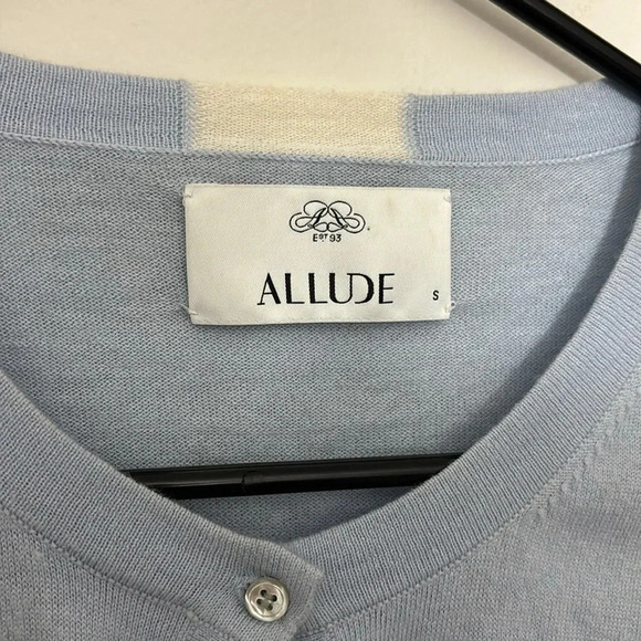 Allude Cotton Cashmere Button Cardigan - Picture 2 of 4